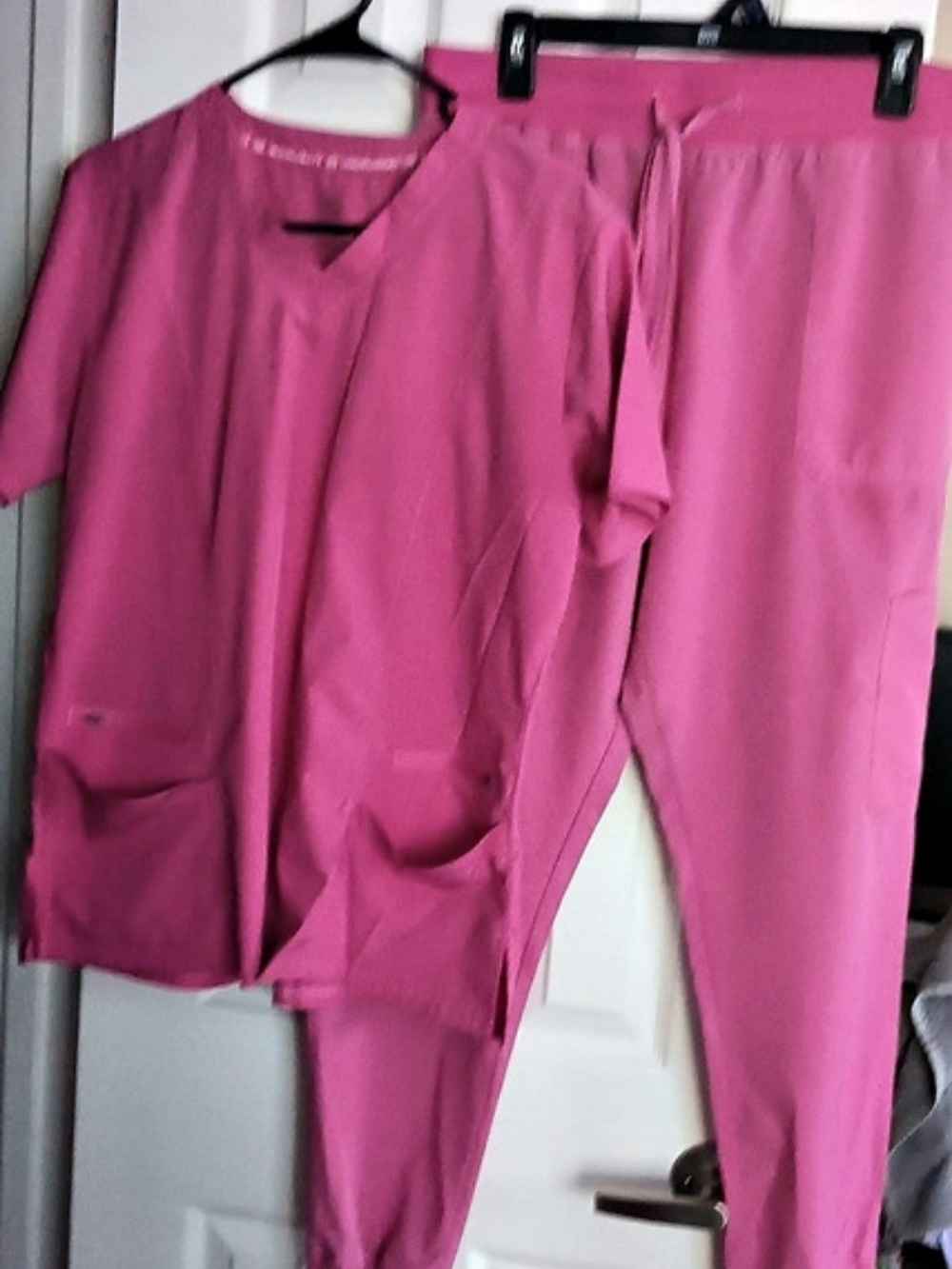 FIGS Scrub Set: V-Neck Scrub Top & Zamora Jogger Pants Top & Zamora Jogger Pants